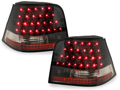 LED Rückleuchten für VW Golf IV 97-04 black Klarglas
