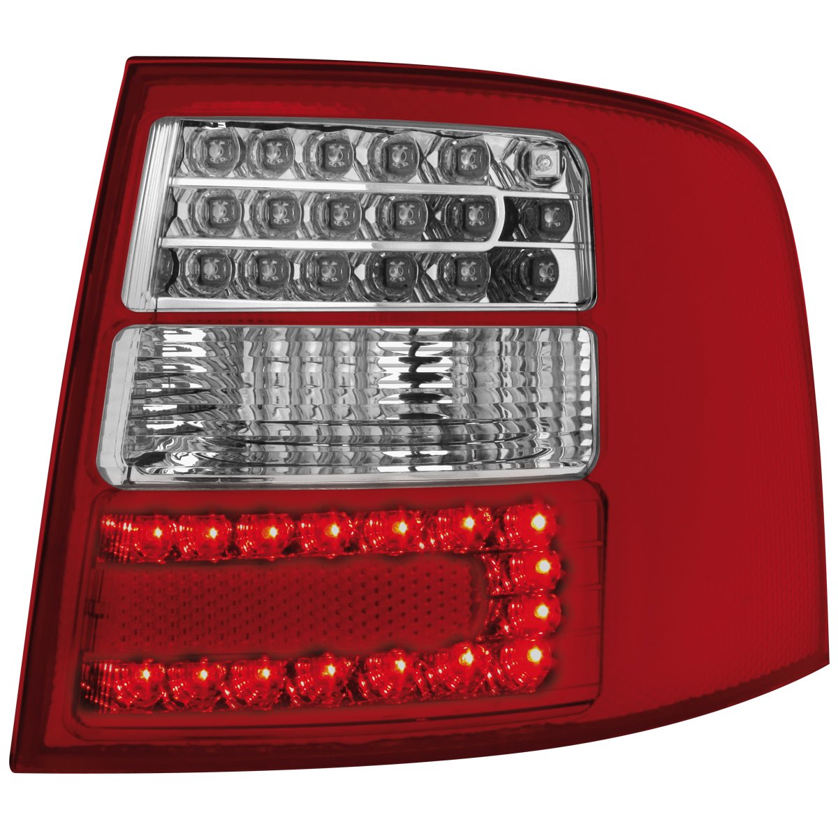 LED Rückleuchten rot klar für Audi A6 Avant 4B 97-05