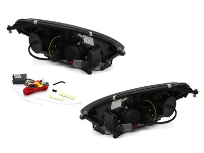 LED TAGFAHRLICHT Scheinwerfer chrom für MERCEDES SLK R171 04-11