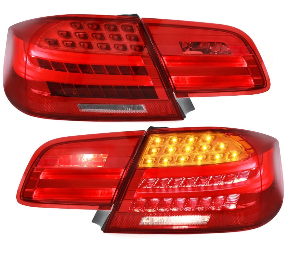 LED Rückleuchten für BMW E92 Coupé 06-10 red rot Klarglas