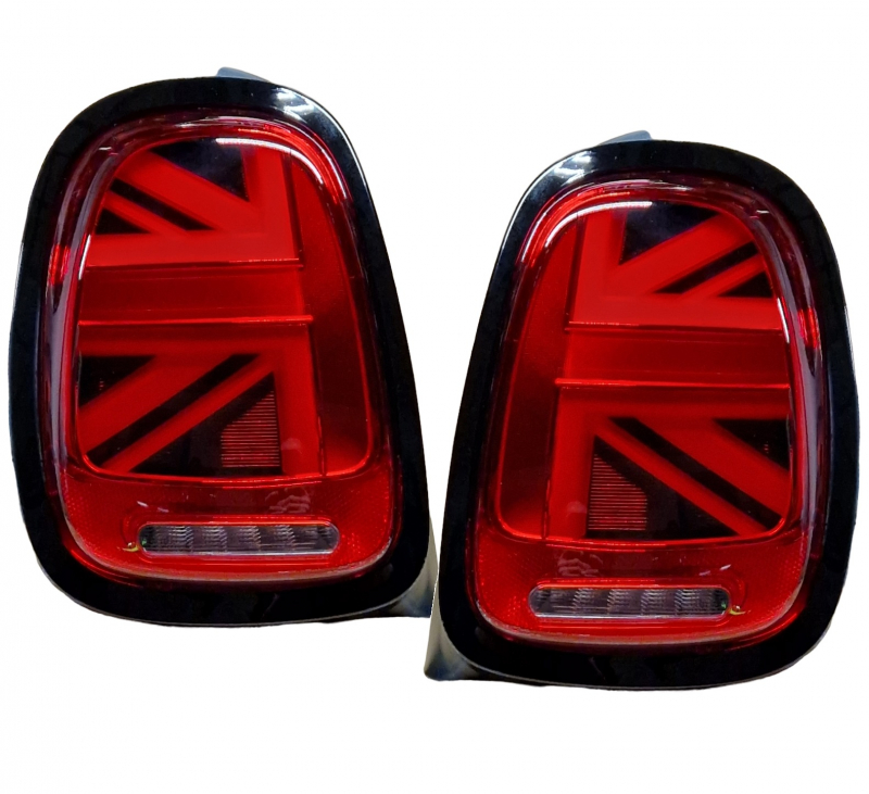 LED Rückleuchten für BMW Mini F55 F56 F57 Bj 14-21 rot Union Jack