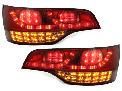 LED Rückleuchten für Audi Q7 05-09 rot schwarz