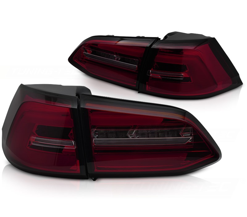 LED Rückleuchten für VW Golf 7 Variant 12-17 dynamischer LED Blinker rot smoke Sonar