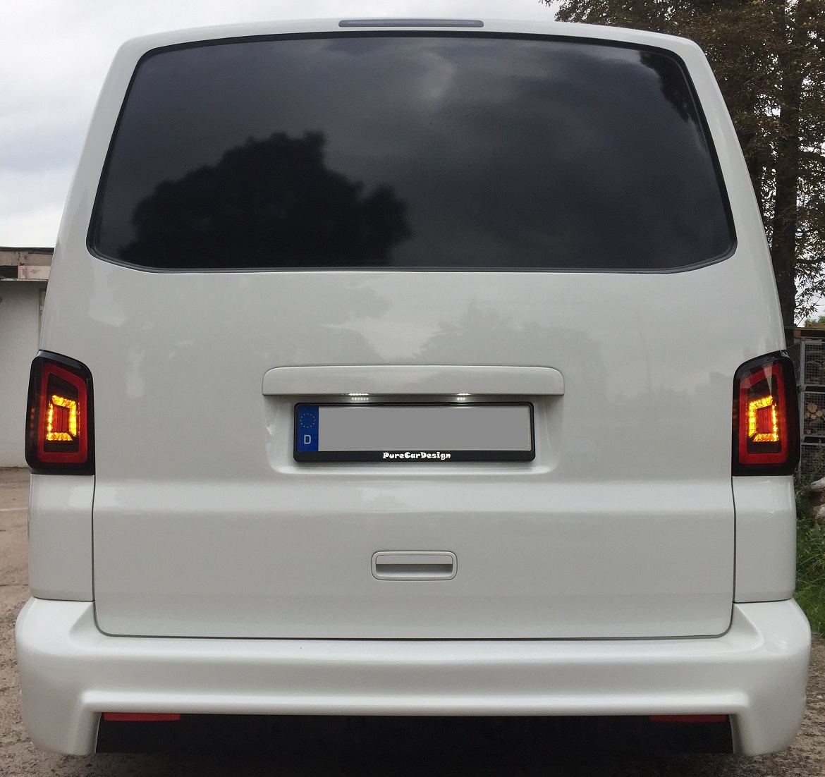 Voll LED Rückleuchten für VW T5 2003-2015 schwarz grau