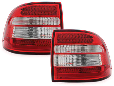 LED Rückleuchten für Porsche Cayenne 03-07 rot Klarglas