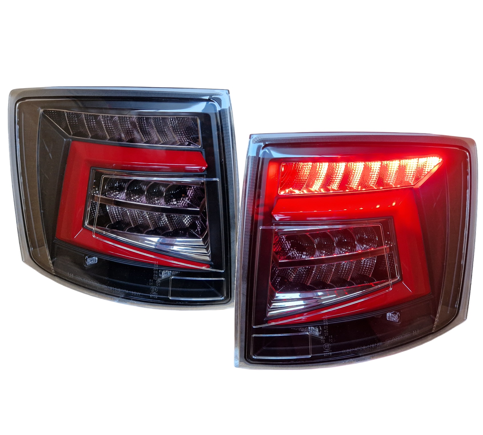 LED Rückleuchten für Skoda Octavia 3 III 5E Kombi 12-19 schwarz klar LAUFBLINKER für orig. Led