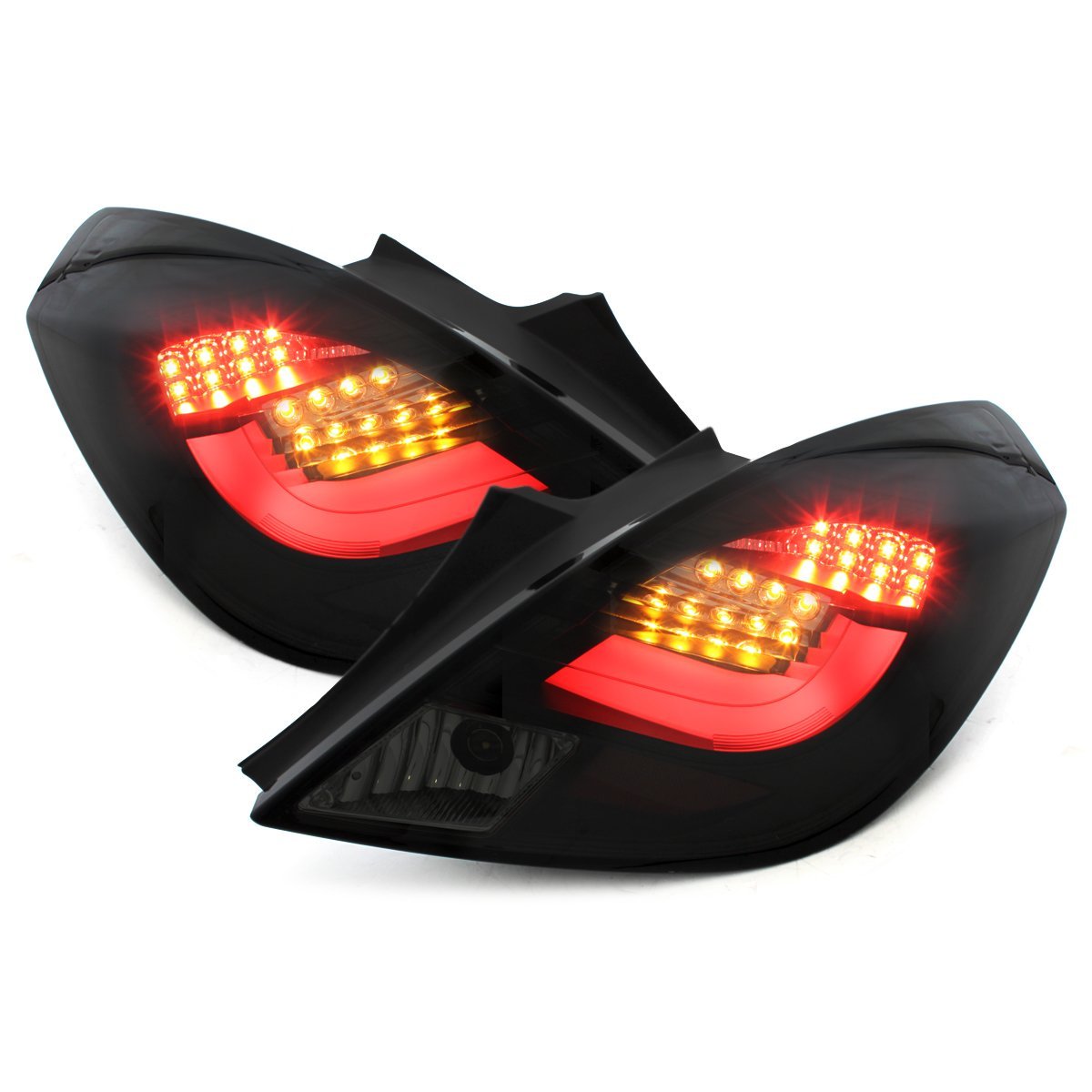 LED Rückleuchten für Opel Corsa D 06-14 3-Türer schwarz