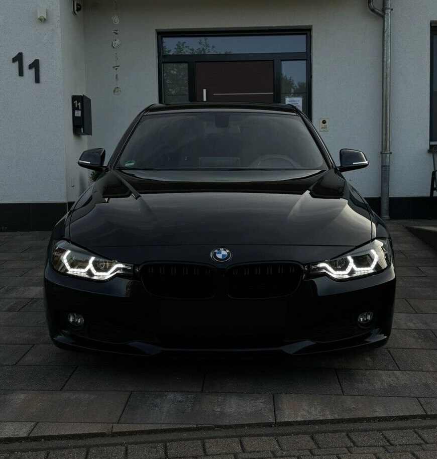 Scheinwerfer für BMW F30 F31 11-15 schwarz Xenon-Optik mit Tagfahrlicht