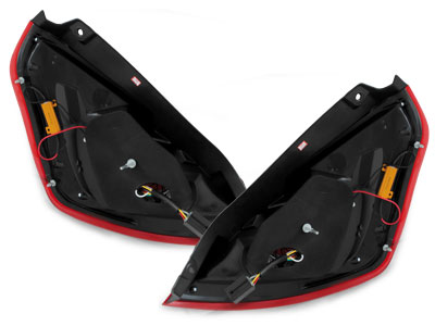 LED Rückleuchten für Ford Fiesta JA8 MK7 08-12 red/crystal rot/klar