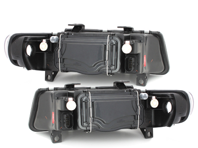 Angel Eyes Scheinwerfer Seat Leon Toledo 1M 99-04 schwarz Depo