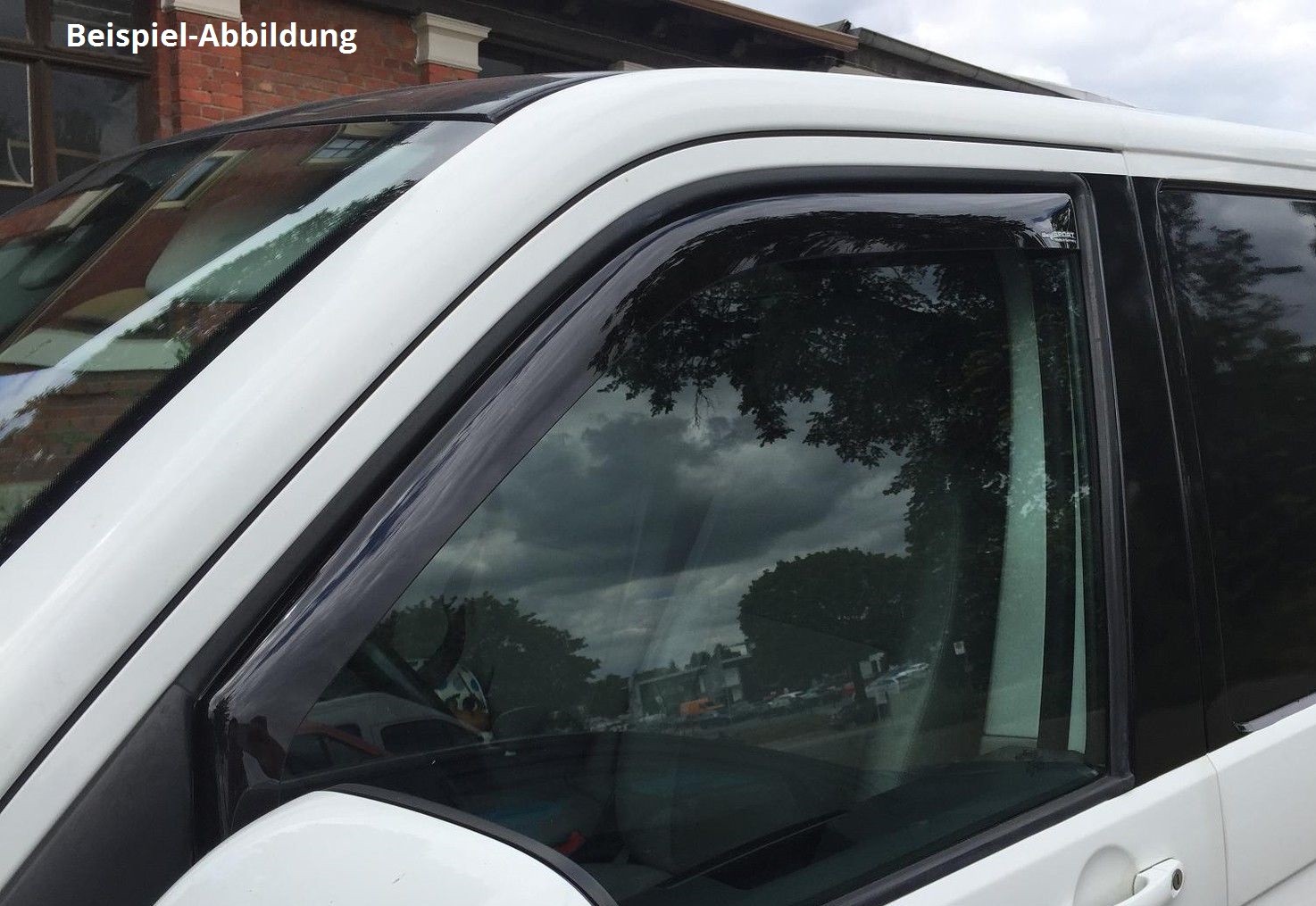 ClimAir WINDABWEISER REGENABWEISER schwarz für Ford Transit Custom 2013+ mit ABE