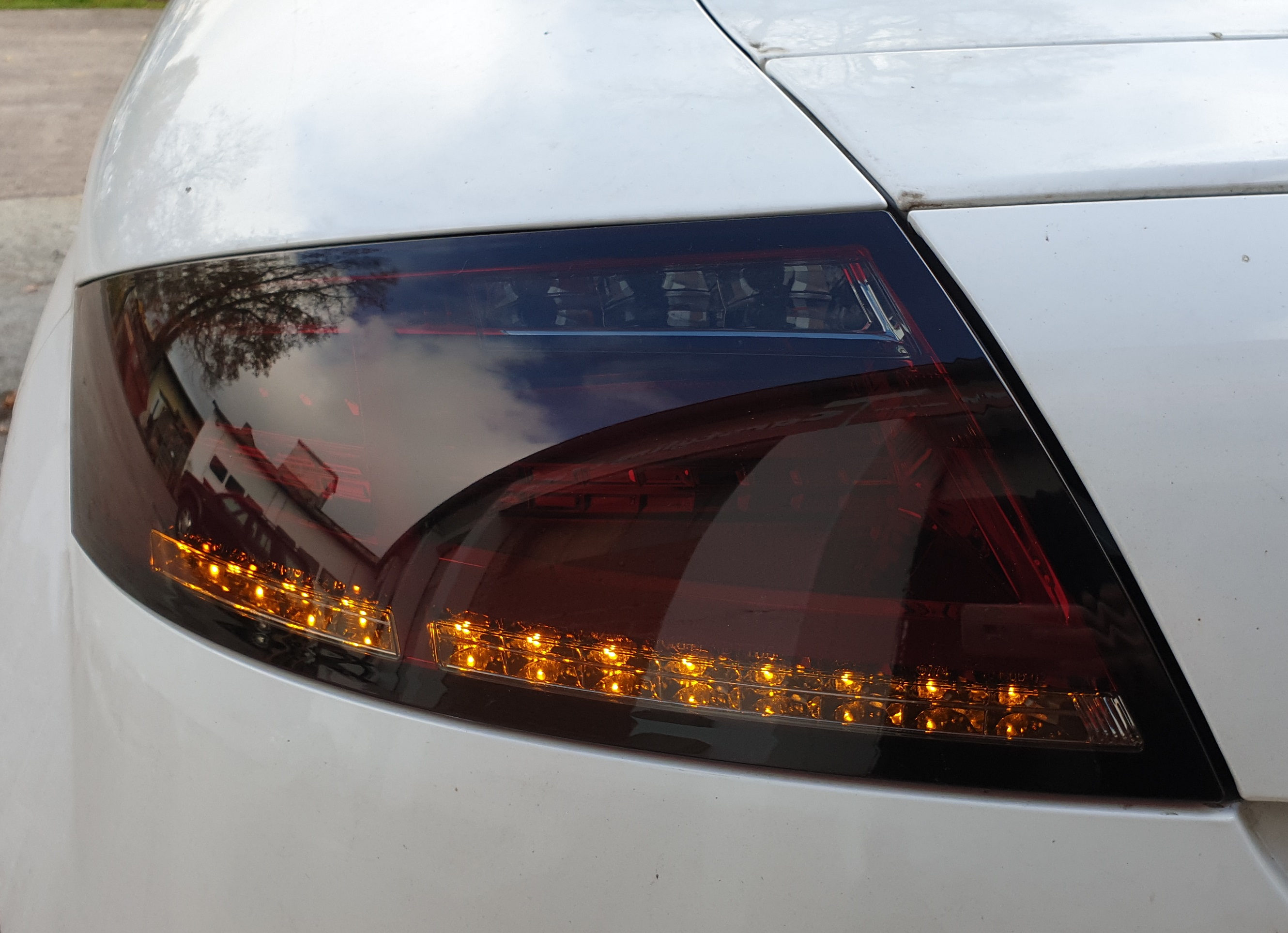 Voll-LED Rückleuchten für Audi TT 8J 06-14 rot-rauch 8S-Optik