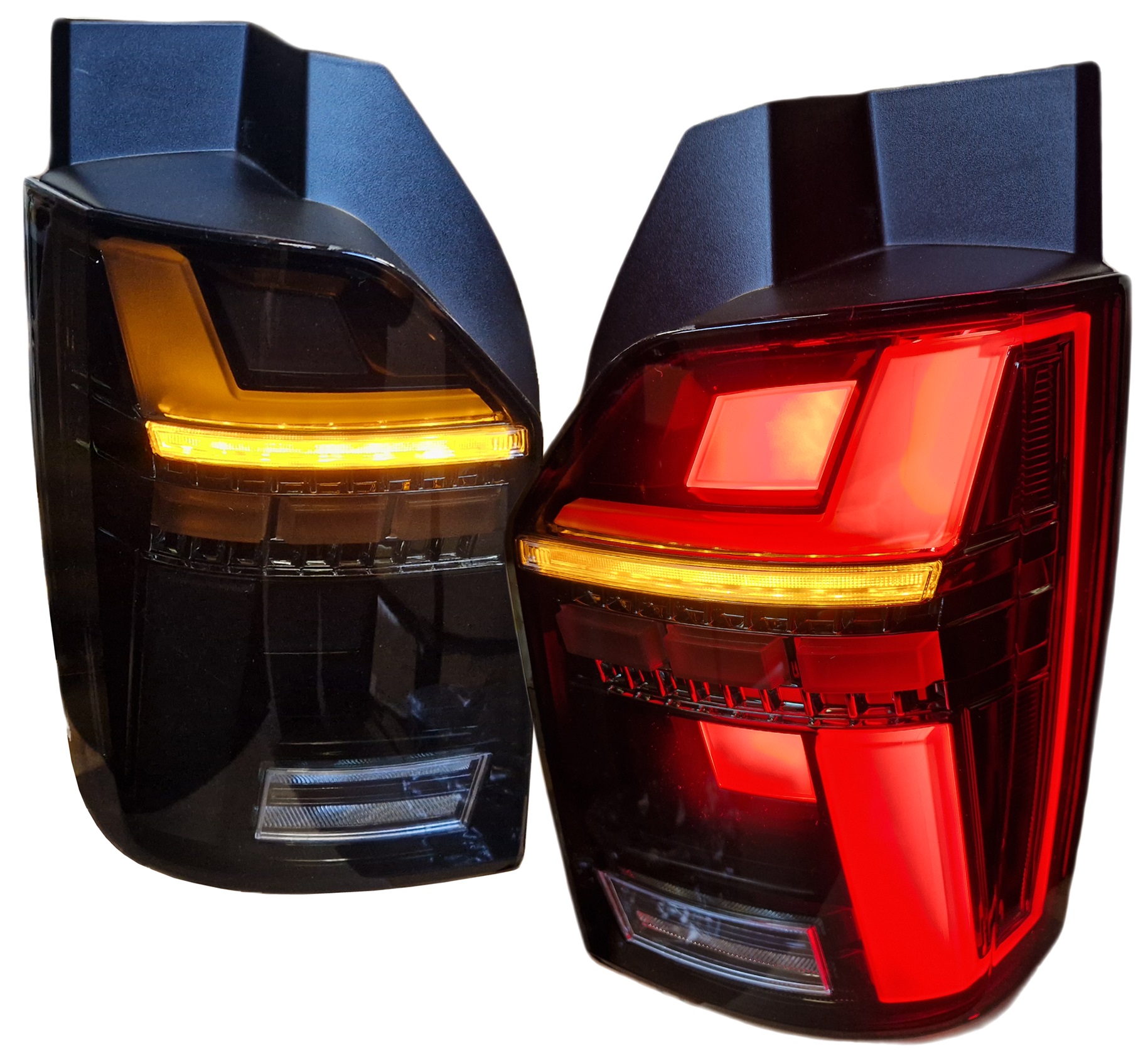 Voll LED Rückleuchten für VW T6.1 2019+ schwarz Laufblinker für orig. Halogen