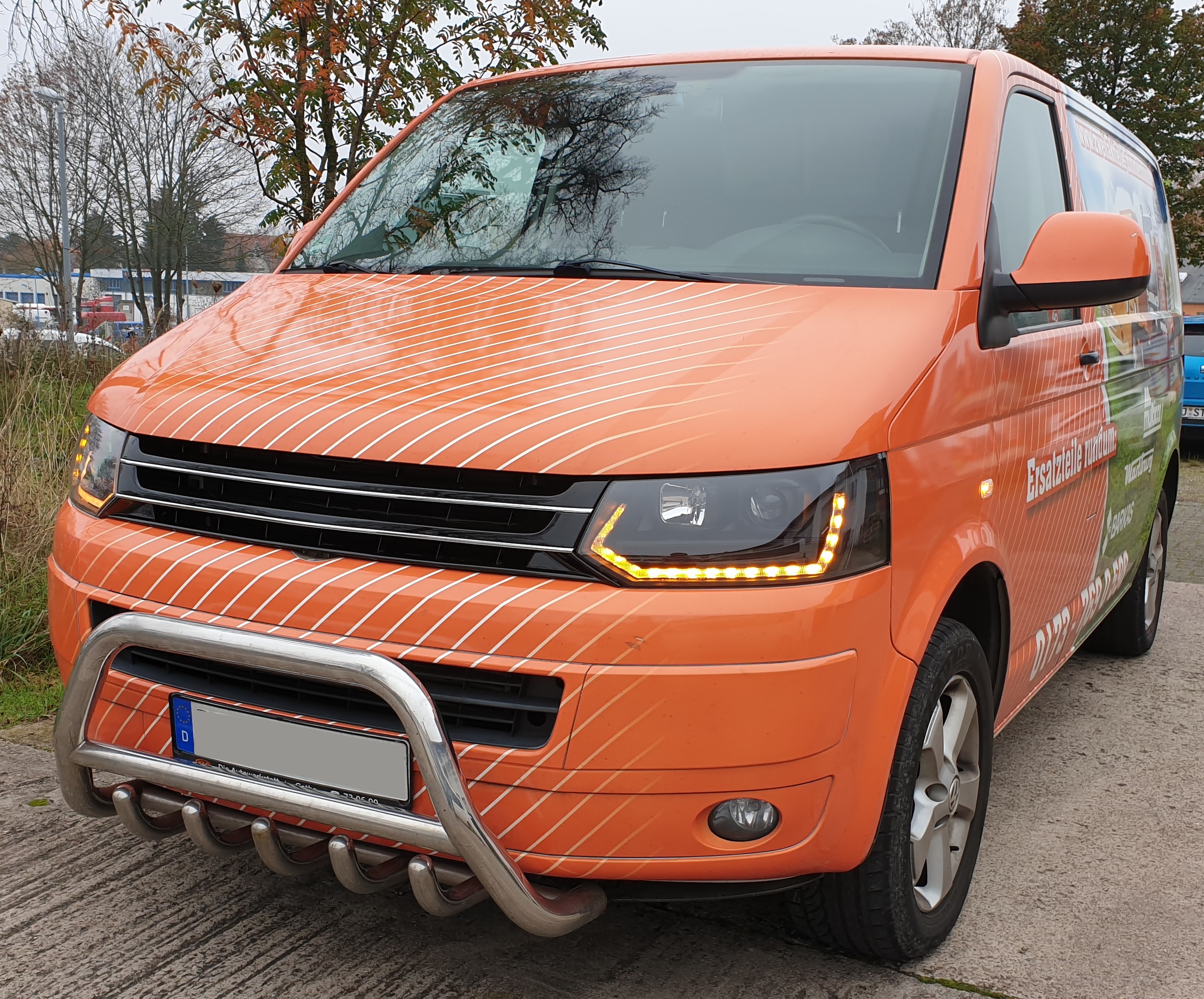 Tagfahrlicht Scheinwerfer dynamischer LED Blinker für VW T5 09-15 Laufblinker V2
