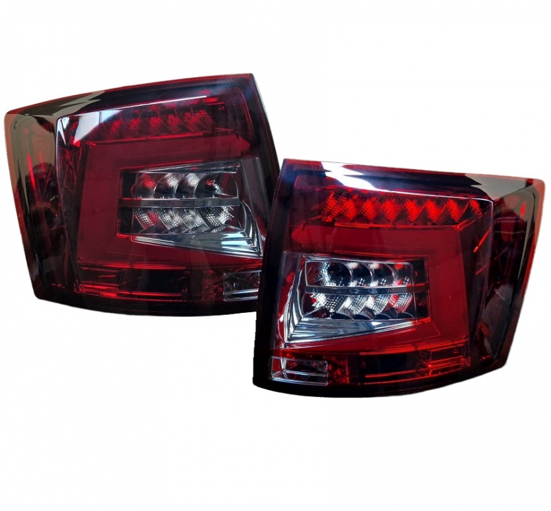LED Rückleuchten für Skoda Octavia 3 III 5E Kombi 12-17 dunkelrot LAUFBLINKER für orig. Halogen