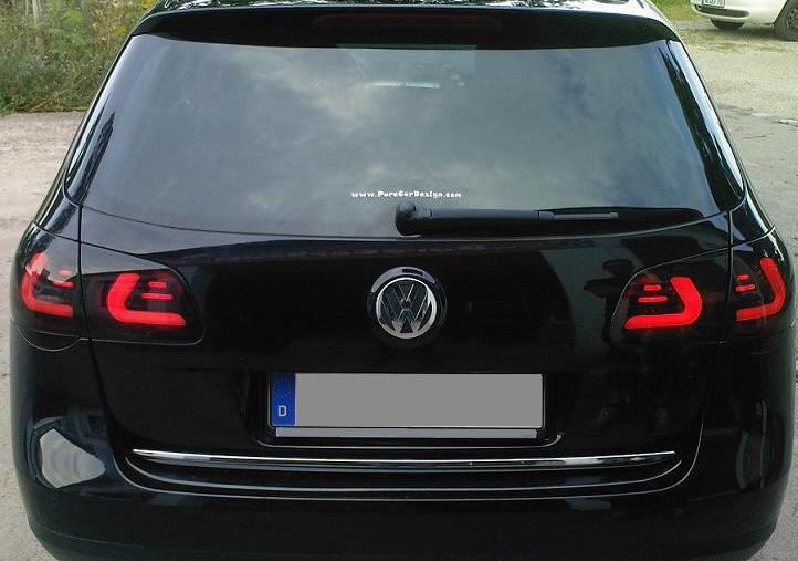 Lightbar LED Rückleuchten für VW Passat 3C B6 Variant Kombi 05-10 schwarz