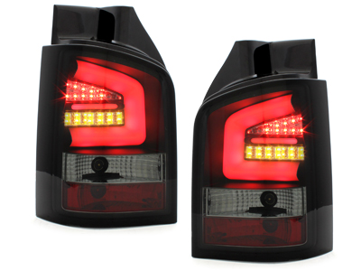 LED Rückleuchten für VW T5 Bus 2003-2015 schwarz smoke Transporter Caravelle Multivan Sonar