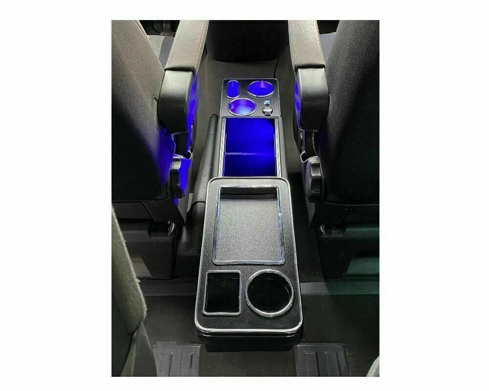 Mittelkonsole schwarz universell USB LED passend für Mercedes Vito
