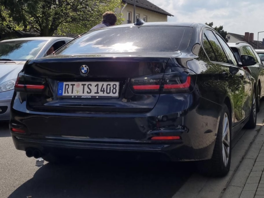 Lightbar LED Rückleuchten für BMW F30 3er schwarz klar 11-18 Limousine dynamischer Led Blinker