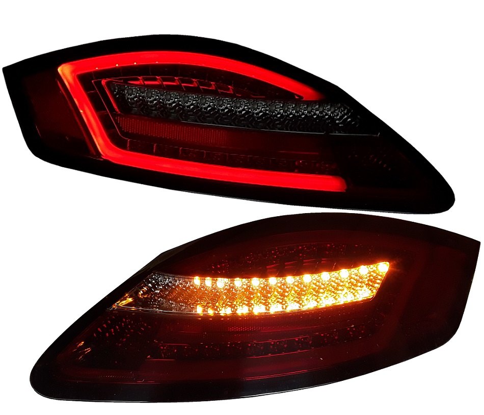 Lightbar LED Rückleuchten rot-rauch für Porsche Boxster 987/Cayman