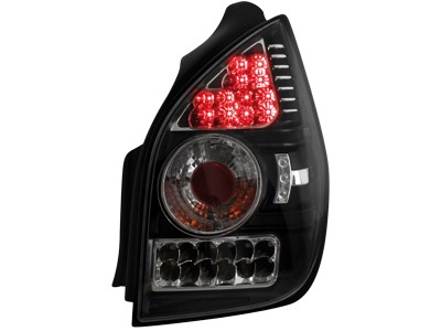 LED Rückleuchten für Citroen C2 02-05 schwarz Klarglas