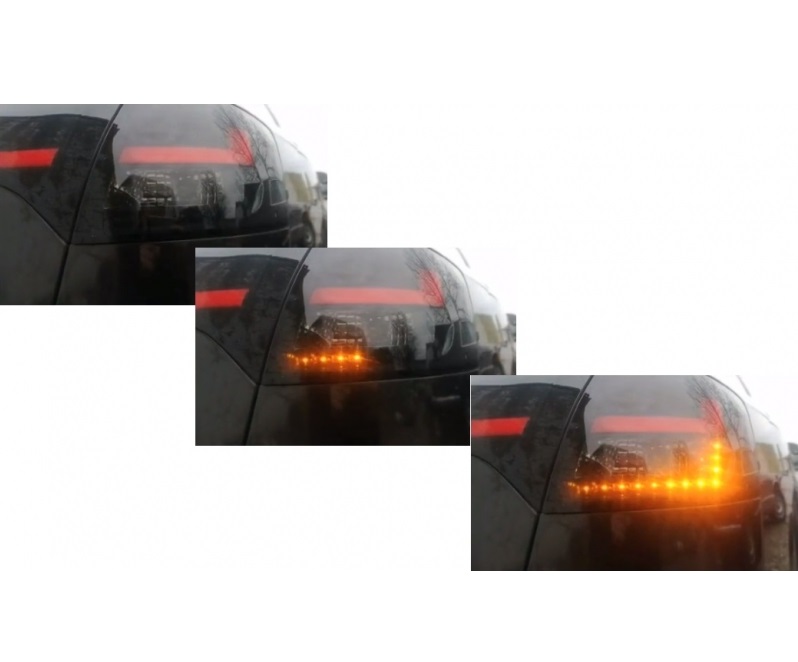 LED Rückleuchten für Audi A4 B7 Avant 04-08 schwarz mit dynamischem Blinker