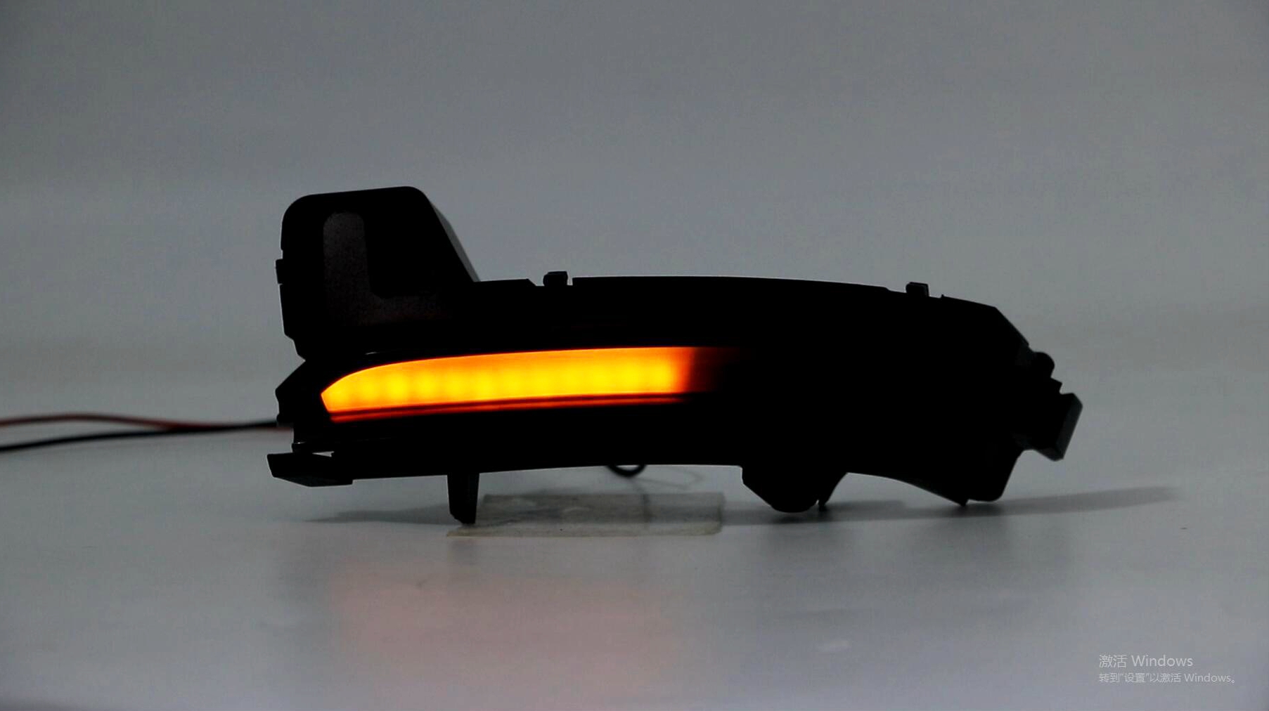 Dynamische Led Spiegelblinker schwarz für Skoda Karoq 2017+ mit AREA VIEW