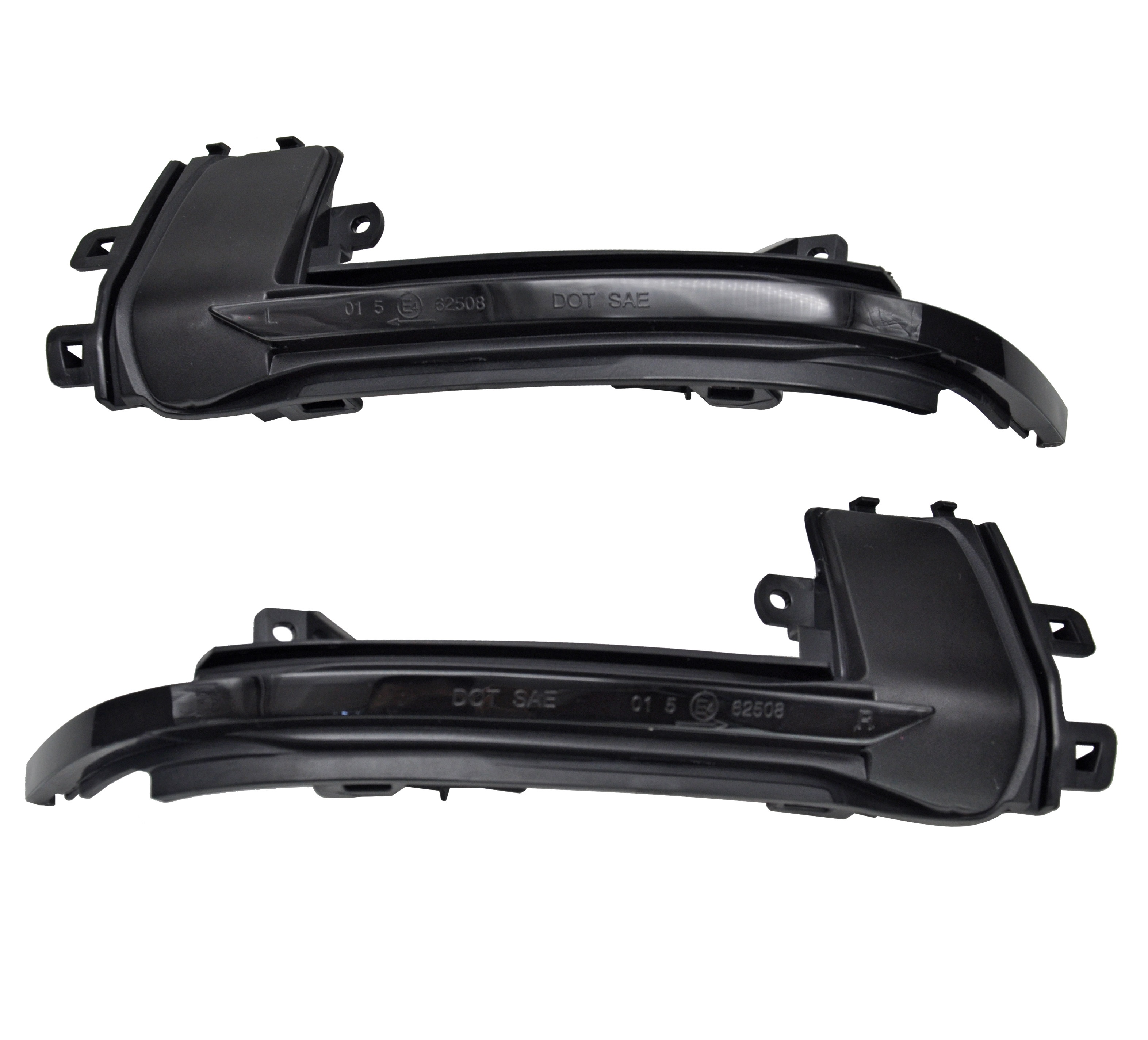 Dynamische Led Spiegelblinker schwarz für Audi A4 B8 2010-2015