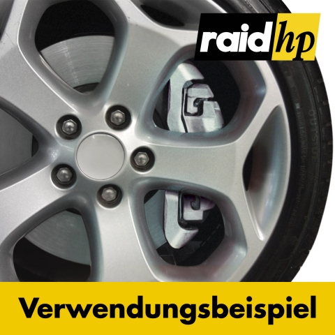 raid hp Bremssattellack silber 6-teilig 2-Komponenten-System