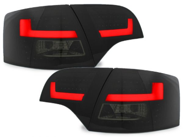 LED Rückleuchten für Audi A4 B7 Avant 04-08 schwarz mit dynamischem Blinker