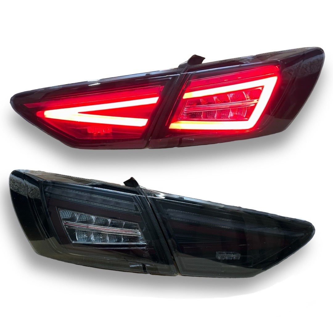 VOLL LED Rückleuchten für Seat Leon 5F 12-20 schwarz für orig. Led