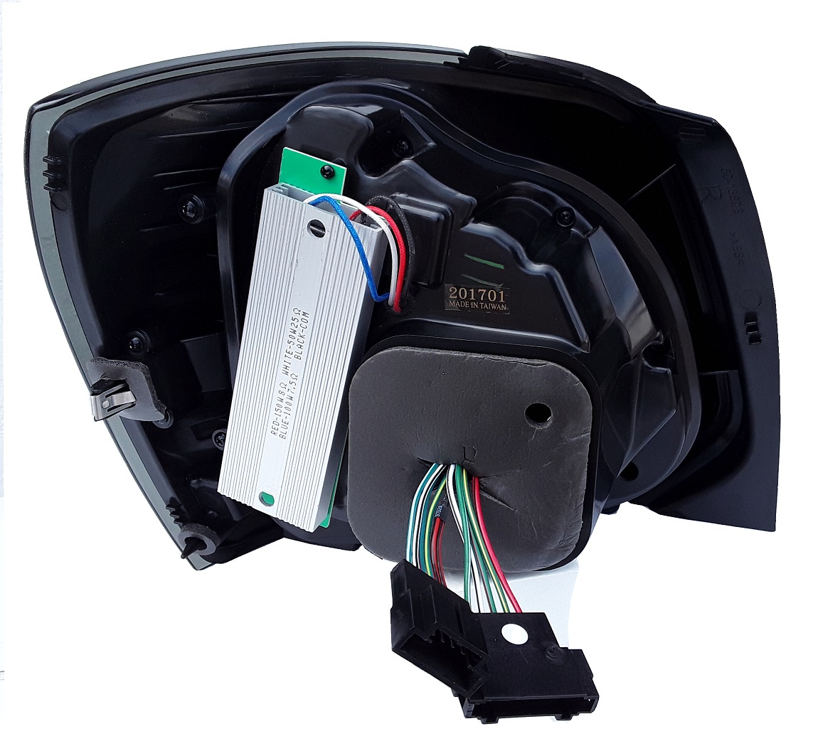 LED Rückleuchten für VW Polo 6R 6C 09-17 schwarz Heckleuchten