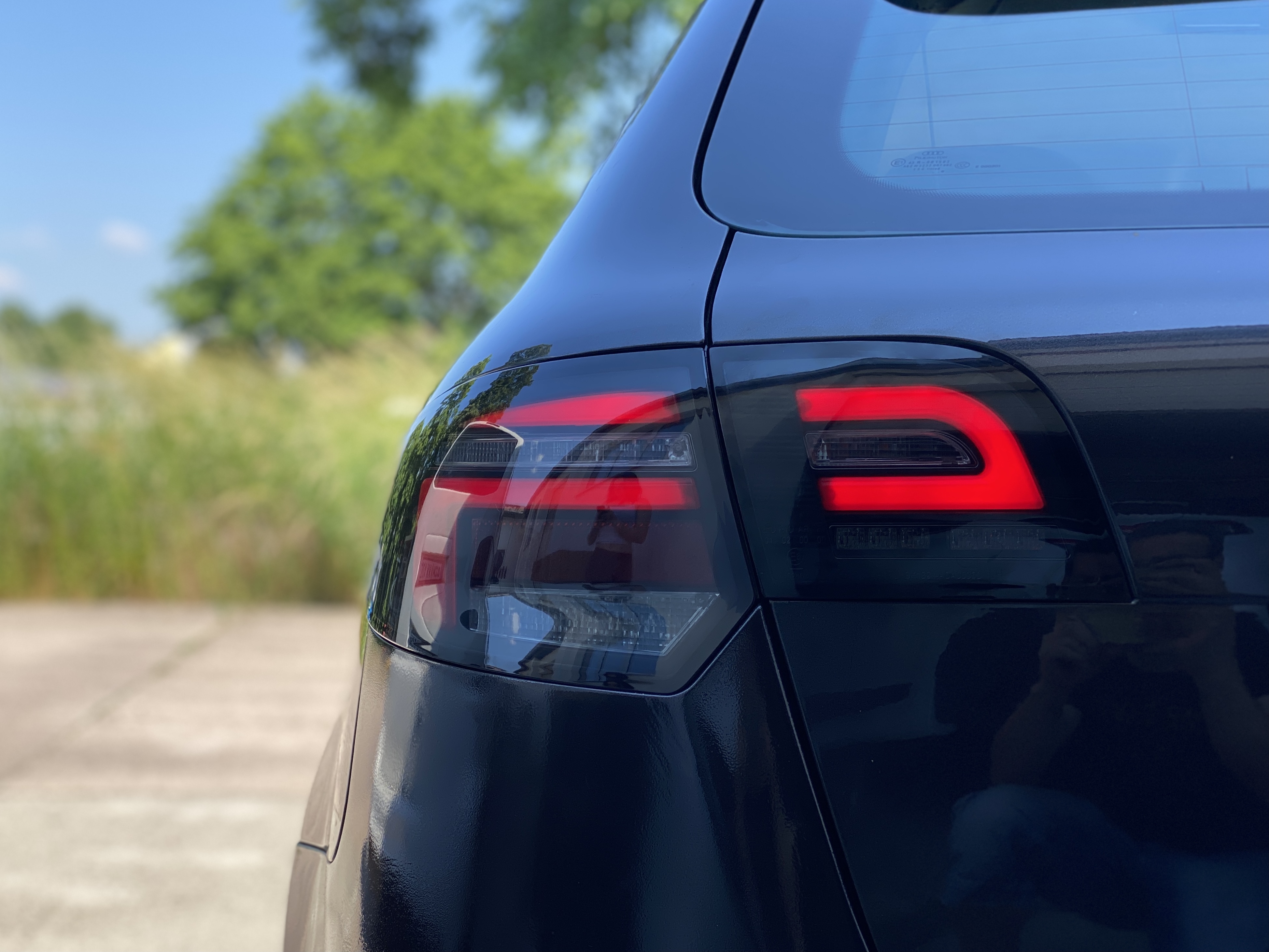 LED Rückleuchten für Audi A3 8P Sportback Bj 04-08 schwarz 8V-Design