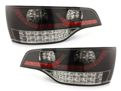 LED Rückleuchten für Audi Q7 05-09 schwarz Klarglas