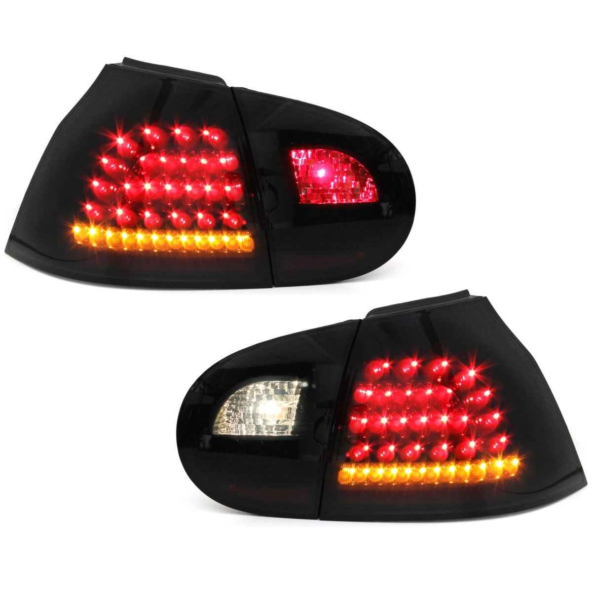 LED Rückleuchten für VW Golf V 5 03-09 black/smoke schwarz