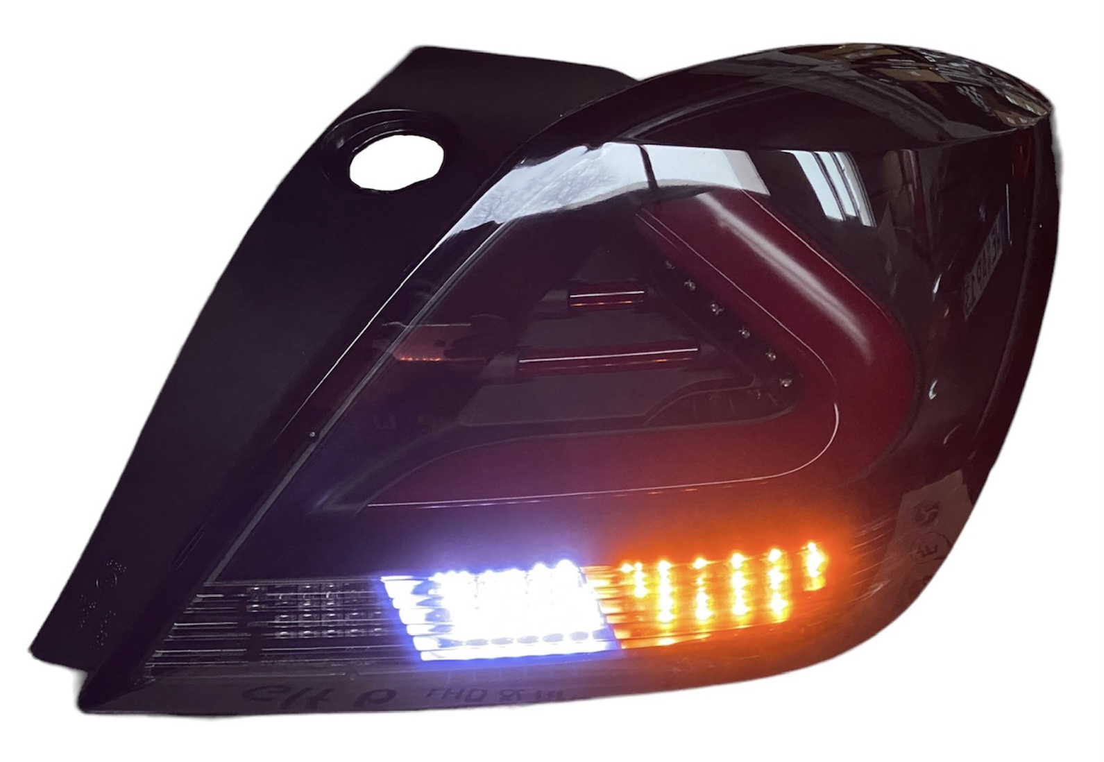 carDNA LED Rückleuchten für Opel Astra H GTC 3-Türer black schwarz