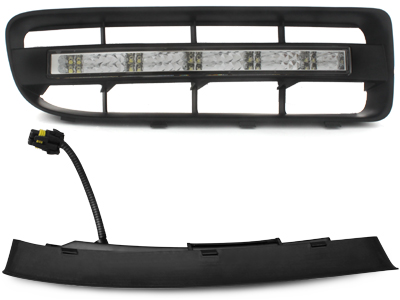 LED Tagfahrlicht + Blende passgenau für Skoda Octavia 1U ab Bj. 2000 mit LGX14Y