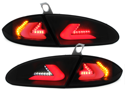 carDNA LED Rückleuchten für Seat Leon 1P 05-08 black/smoke schwarz