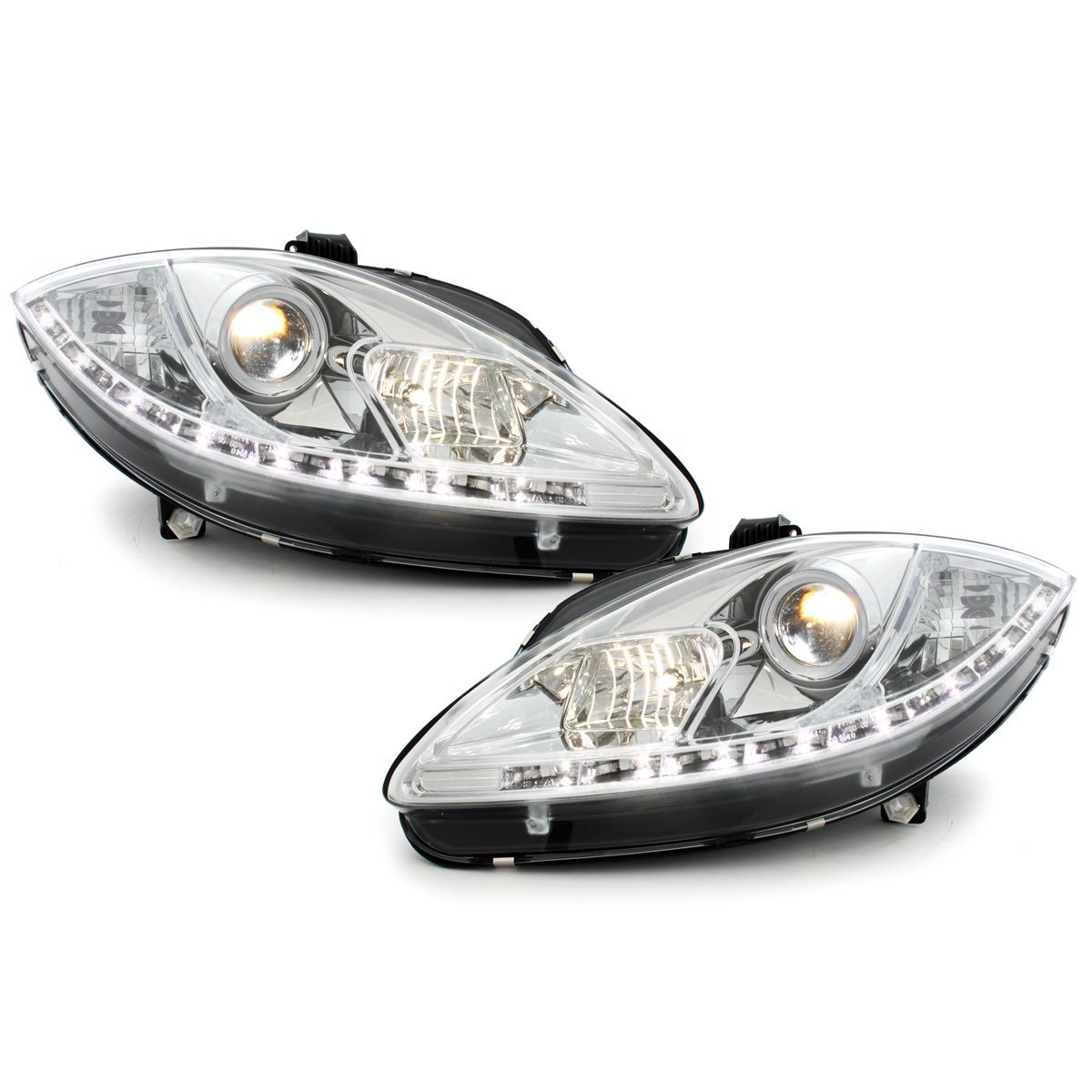 Scheinwerfer Seat Leon 1P / Altea 05-09 Tagfahrlicht-Optik chrom