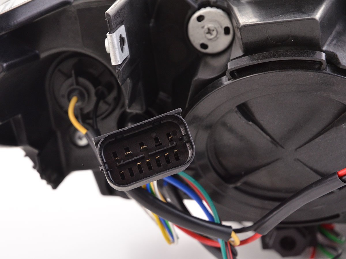 Scheinwerfer für BMW F30 F31 11-15 schwarz Xenon-Optik mit Tagfahrlicht