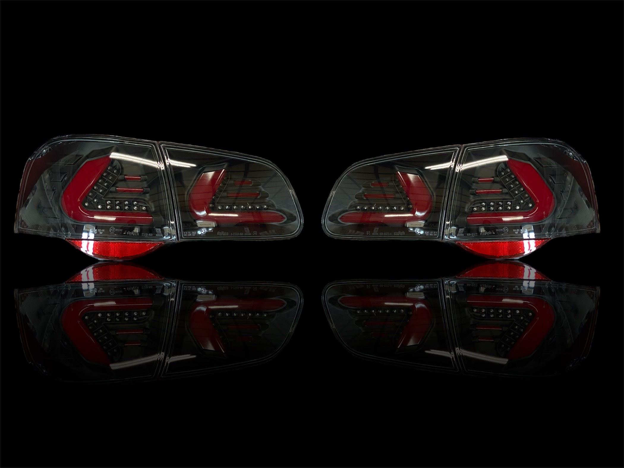 Lightbar LED Rückleuchten für VW Passat 3C B6 Variant Kombi 05-10 schwarz