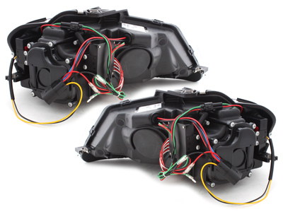 Lightbar Scheinwerfer für Audi A3 8P 08-12 LED TAGFAHRLICHT schwarz