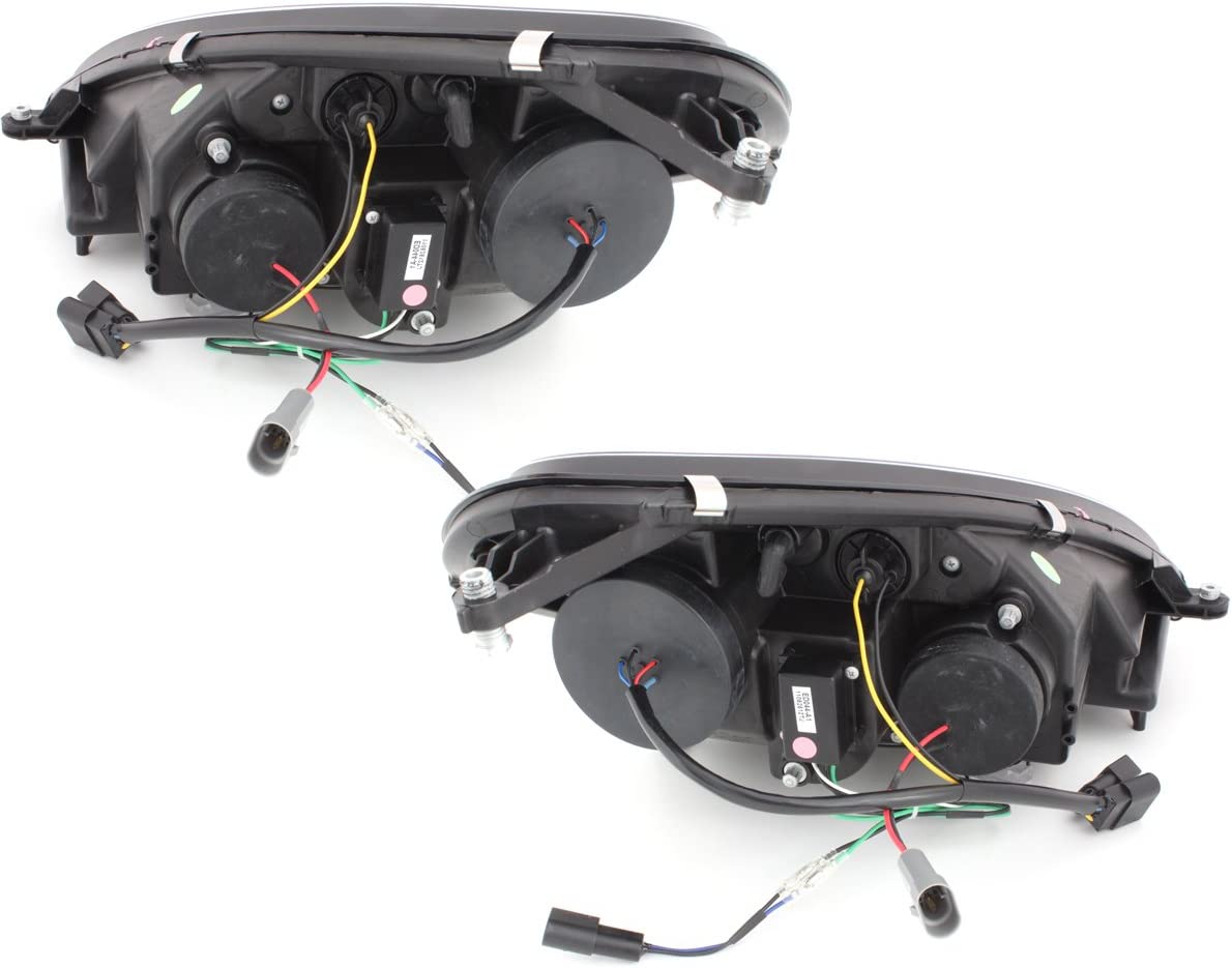 Xenon Scheinwerfer für MERCEDES BENZ SLK R171 04-11 TFL-Optik schwarz