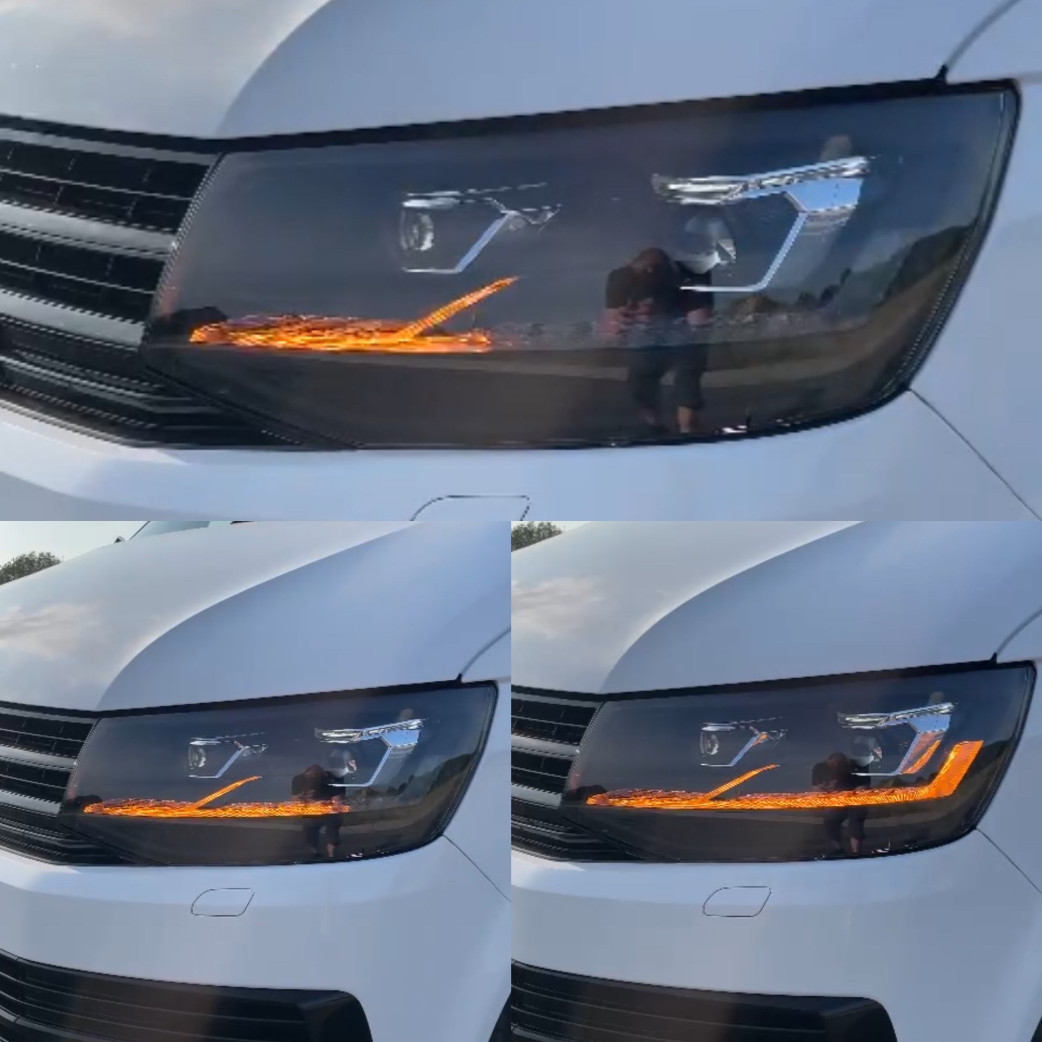 VOLL-LED Scheinwerfer für VW T6 15-19 Begrüßungsfunktion dynamischer Blinker Led Tagfahrlicht