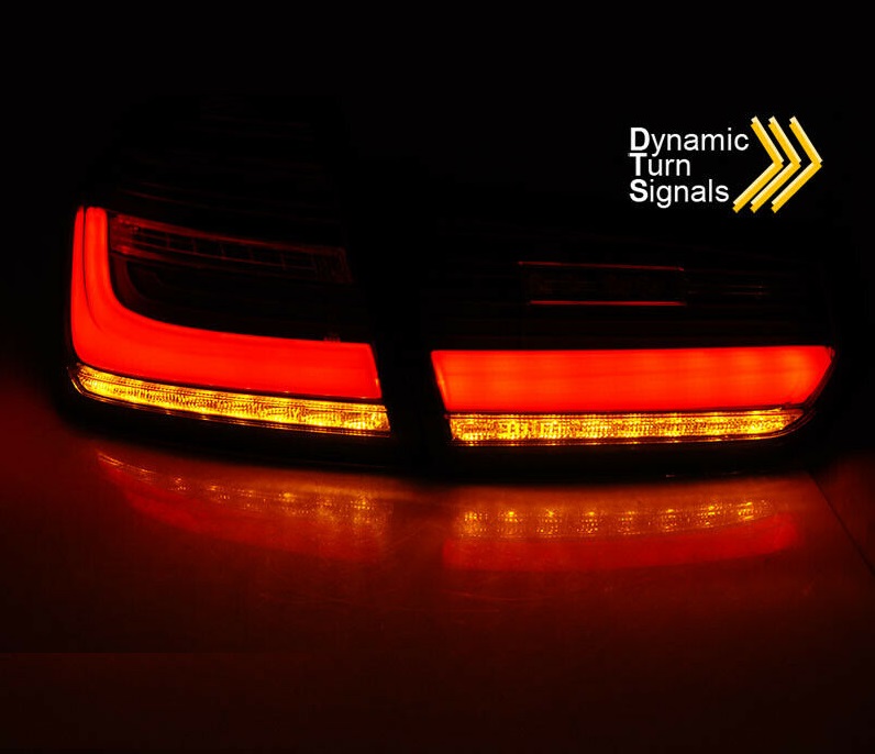 Lightbar LED Rückleuchten für BMW F30 3er schwarz klar 11-18 Limousine dynamischer Led Blinker