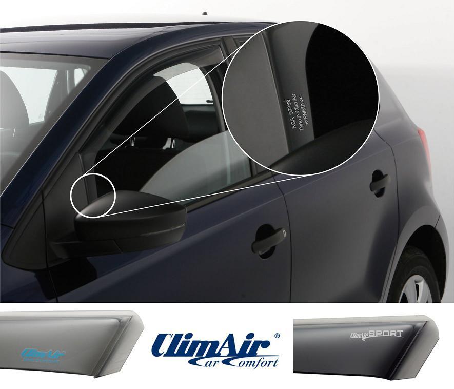 ClimAir WINDABWEISER REGENABWEISER schwarz für Mercedes V-Klasse 447 3862D mit ABE