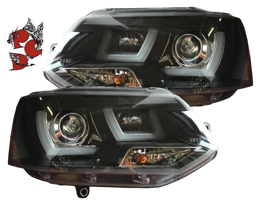 Lightbar Tagfahrlicht Scheinwerfer für VW T5 Bus GP Facelift 09-15