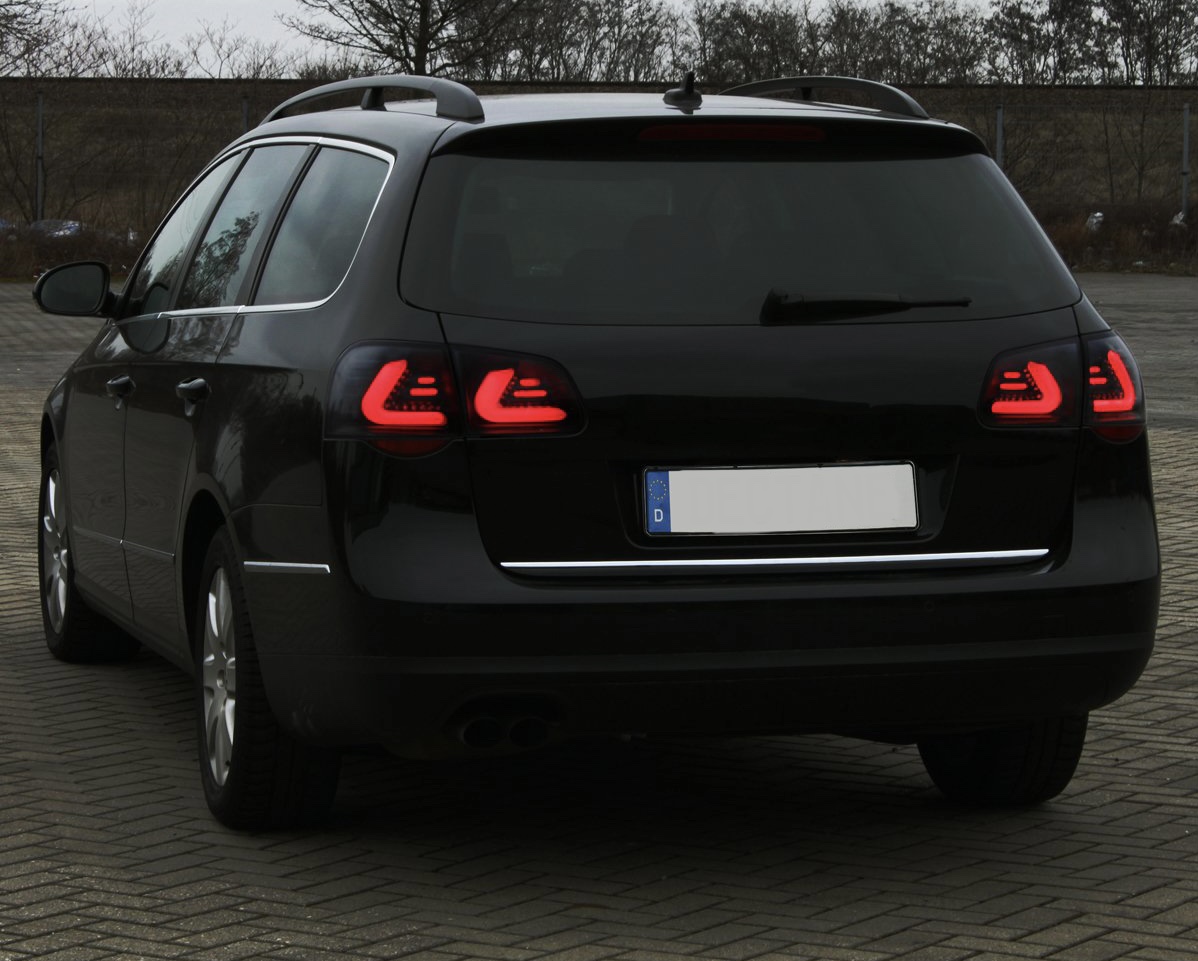 Lightbar LED Rückleuchten für VW Passat 3C B6 Variant Kombi 05-10 schwarz