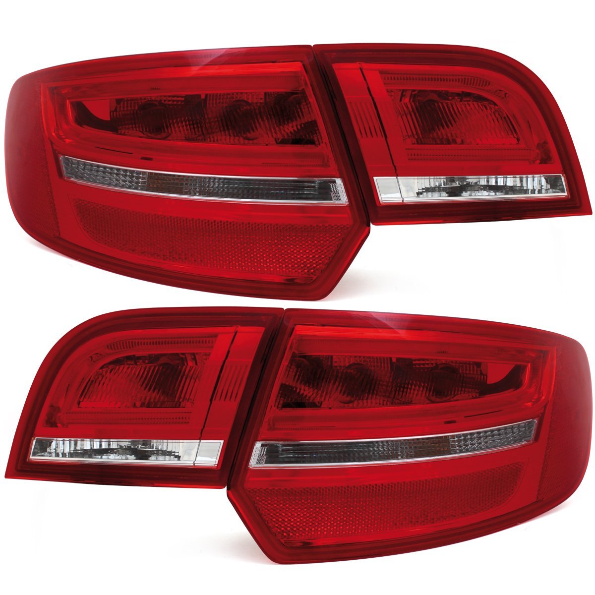 LED Rückleuchten für Audi A3 8P Sportback 04-08 rot/klar DEPO