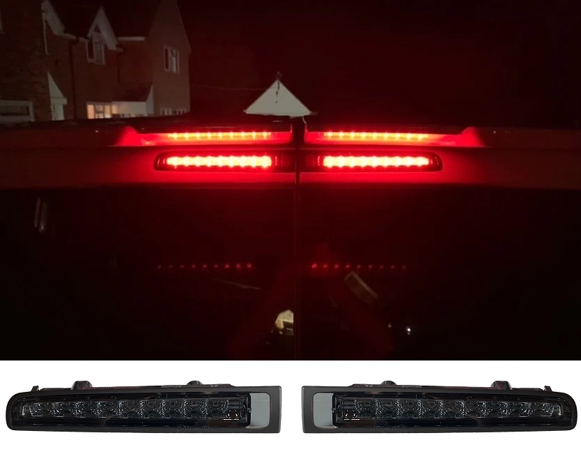 LED Bremsleuchte für VW T5 Bus 03-15 mit Flügeltüren schwarz smoke